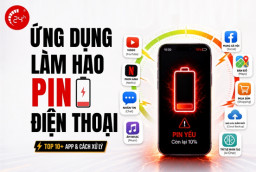 10+ ứng dụng làm hao pin điện thoại nhất và cách xử lý HIỆU QUẢ