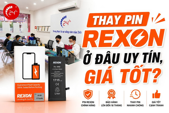 Thay pin REXON ở đâu uy tín, giá tốt?