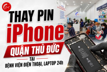 Thay pin iPhone quận Thủ Đức chính hãng, uy tín 8/2026