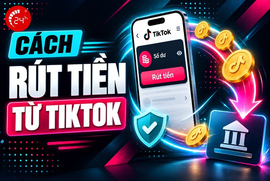 Cách rút tiền từ Tiktok về tài khoản đơn giản, nhanh chóng 2026