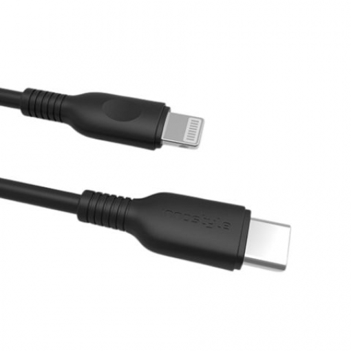 Cáp Innostyle Jazzy USB - C to Lightning Cable 1.2M Black