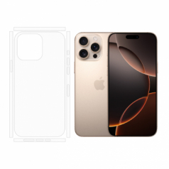 Miếng dán PPF iPhone 16 Pro Max nhám mặt sau Glass