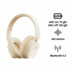 Tai nghe chụp tai Baseus Bowie H1i Black