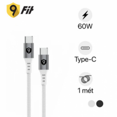 Cáp 9FIT USB-C to USB-C 1M