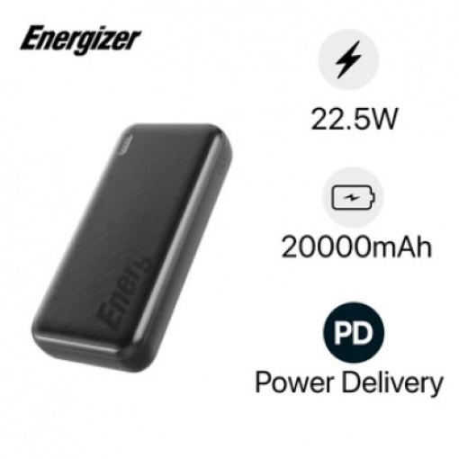 Sạc dự phòng Energizer 20000mAh/3.7V Li-Polymer - UE20043GY