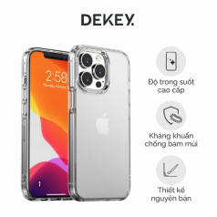 Ốp lưng iPhone 16 Pro Max DEKEY Cover Ultral Crystal