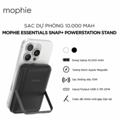 Pin dự phòng Mophie Snap+ Powerstation có chân đứng 10000mAh
