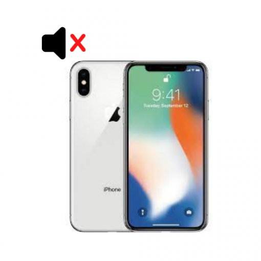 Sửa không âm thanh iPhone X