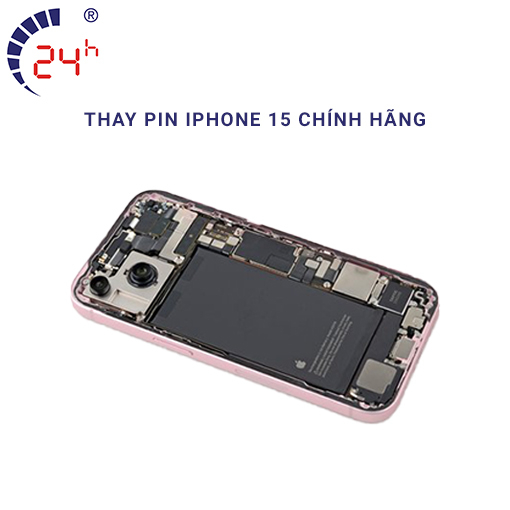 Thay pin iPhone 15 thường
