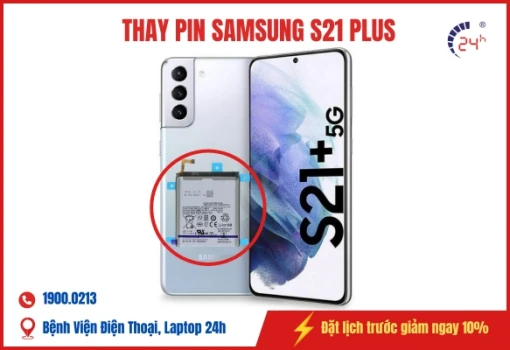 thay pin Samsung S21 Plus tại TPHCM