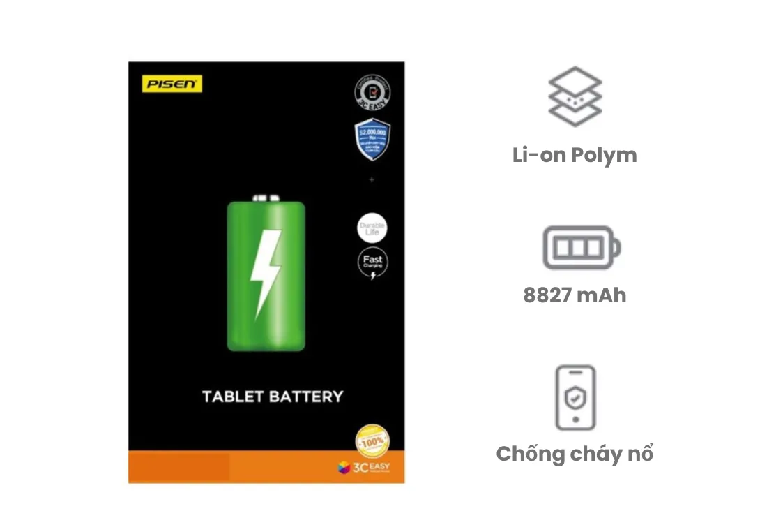 Thay pin iPad Gen 5 3G A1822
