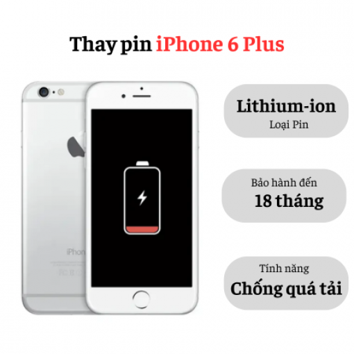 Thay pin iPhone 6 Plus