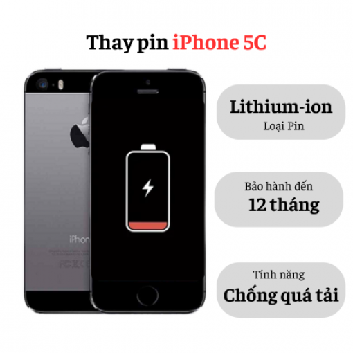 Thay pin iPhone 5C