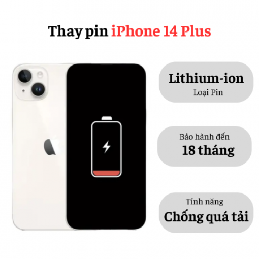 Thay pin iPhone 14 Plus
