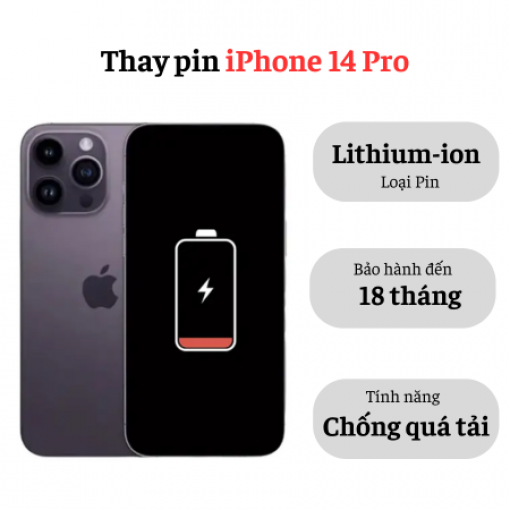 Thay pin iPhone 14 Pro