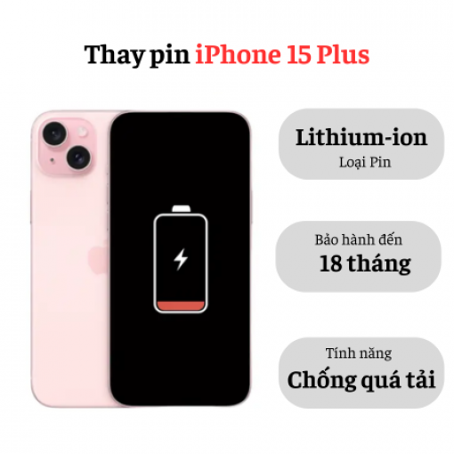 Thay pin iPhone 15 Plus