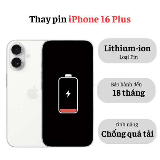 Thay pin iPhone 16 Plus