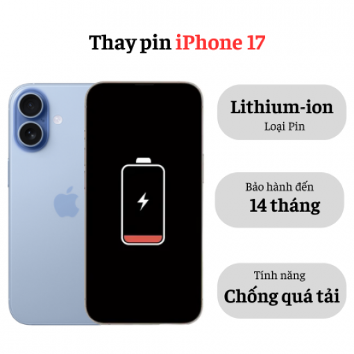 Thay pin iPhone 17