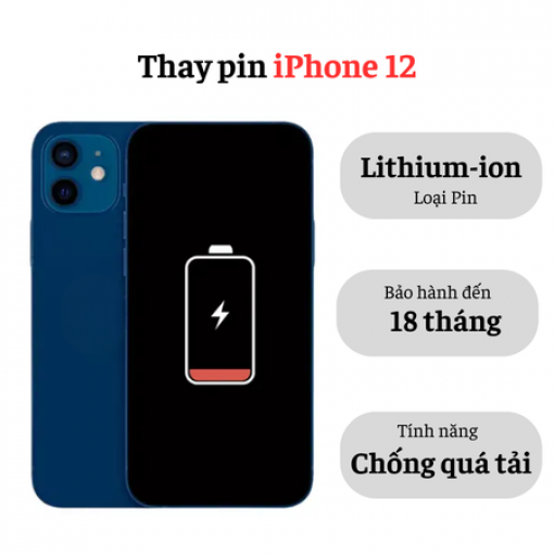 Thay pin iPhone 12 