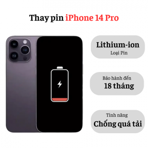 Thay pin iPhone 14 Pro
