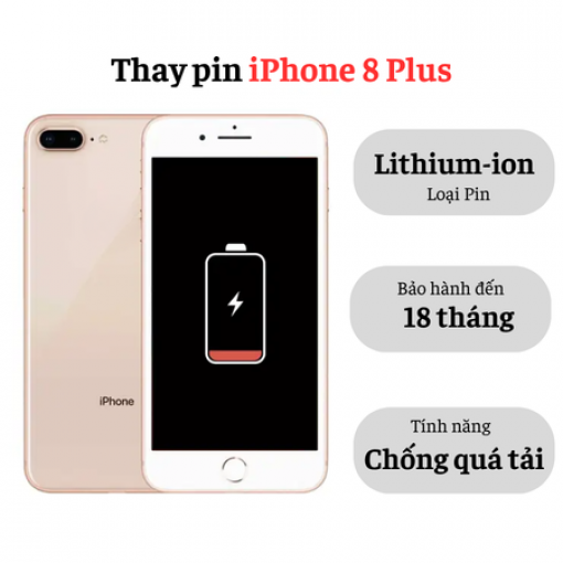 Thay pin iPhone 8 Plus