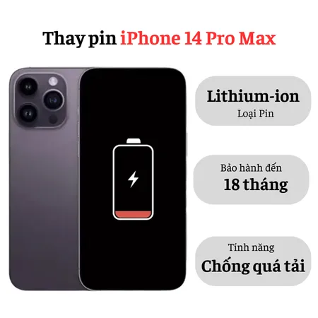 Thay pin iPhone 14 Pro Max
