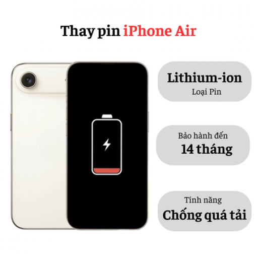 Thay pin iPhone Air