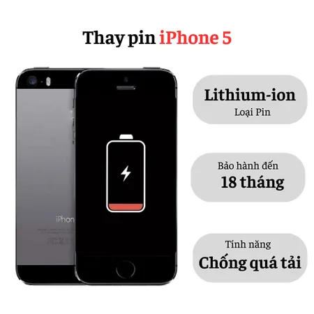 Thay pin iPhone 5