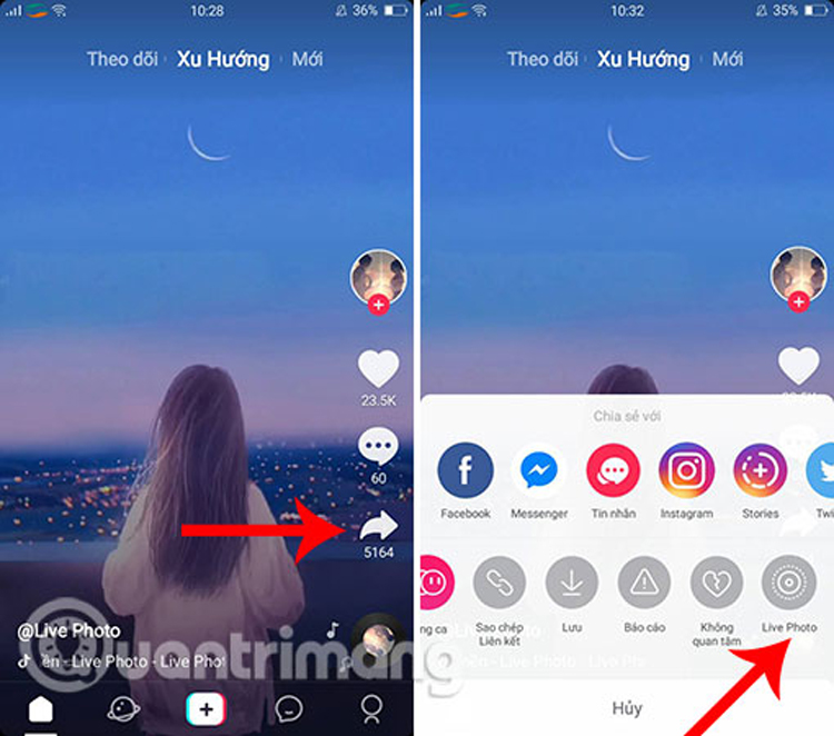 Cách đặt video TikTok làm hình nền iPhone và Android