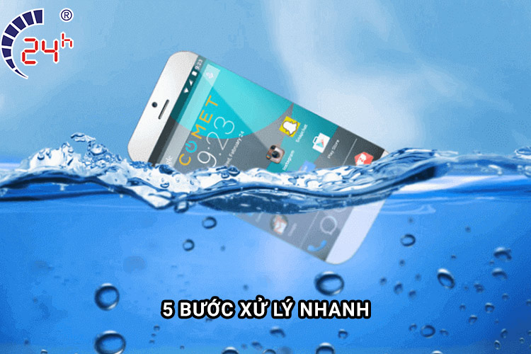 cách xử lý nhanh khi nước vô màn hình điện thoại