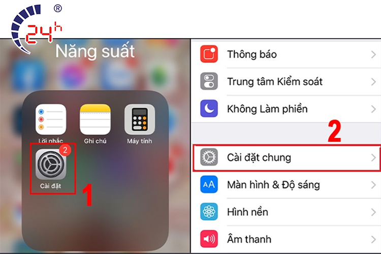 Bật nút Home ảo trên iPhone iOS 12 trở xuống