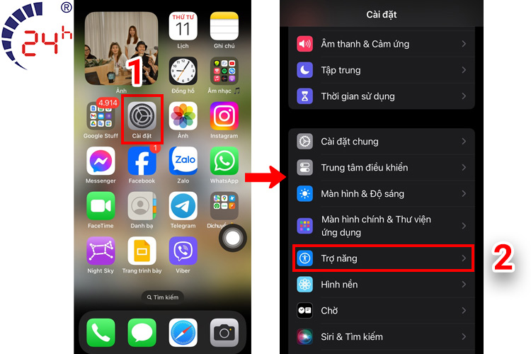 cách bật nút Home ảo ios 13