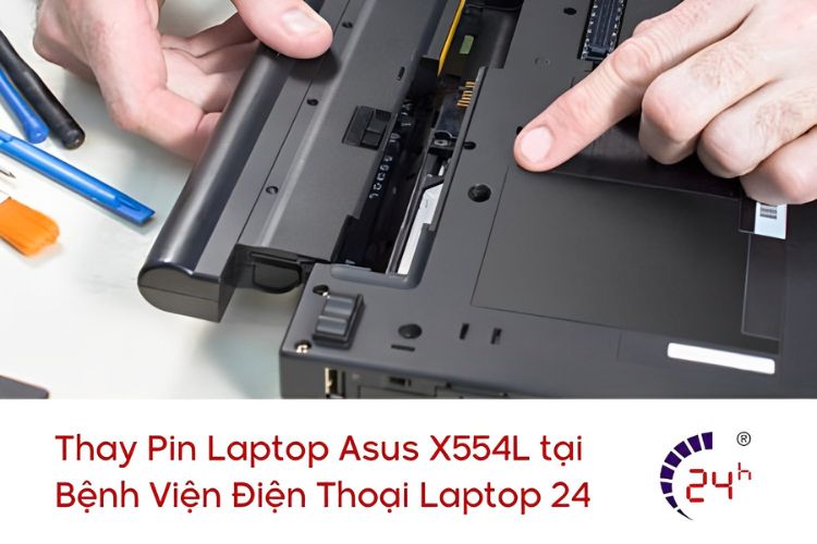 Thay pin Laptop Asus X554L