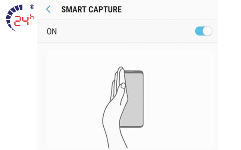 Sử dụng tính năng “Vuốt lòng bàn tay để chụp” Samsung Note 8