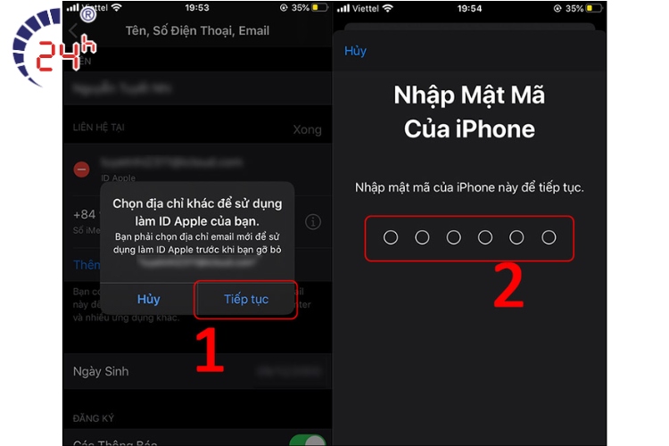 cách đăng nhập icloud trên iphone khác