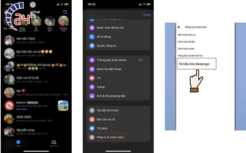Cách vô hiệu hóa Messenger trên iPhone