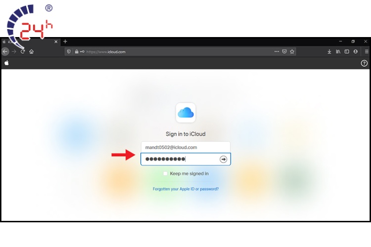 đăng nhập icloud bằng tài khoản khác