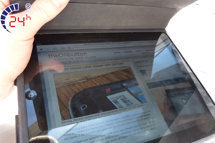 khắc phục màn hình iPad bị lỗi phản quang