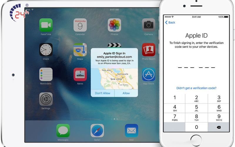 Mở khóa icloud trên iphone bằng bảo mật 2 lớp