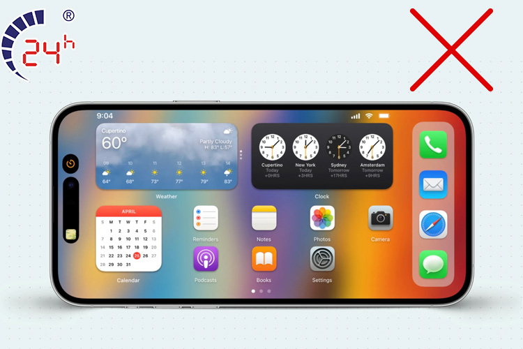 tắt xoay màn hình iphone 14 pro max