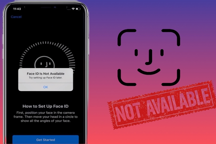 Không thể sử dụng được tính năng FaceID