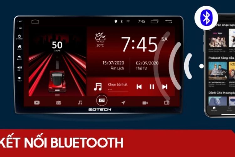 Cách kết nối điện thoại với màn hình ô tô bằng Bluetooth