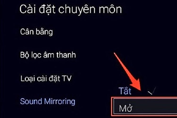  Xác nhận kết nối trong cài đặt