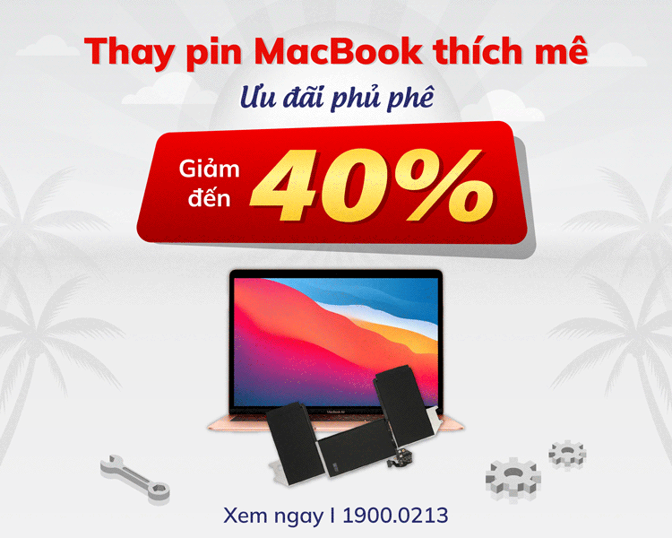 Thay pin MacBook