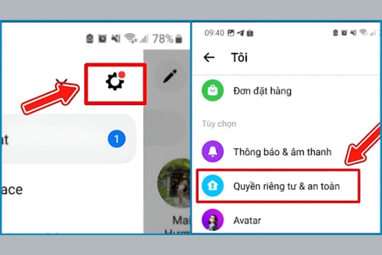 Hướng dẫn tắt mã hóa đầu cuối Messenger Android