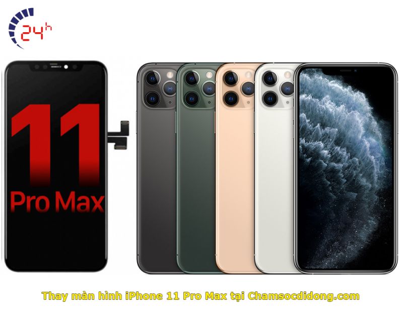 Thay man hinh iphone 11 pro max