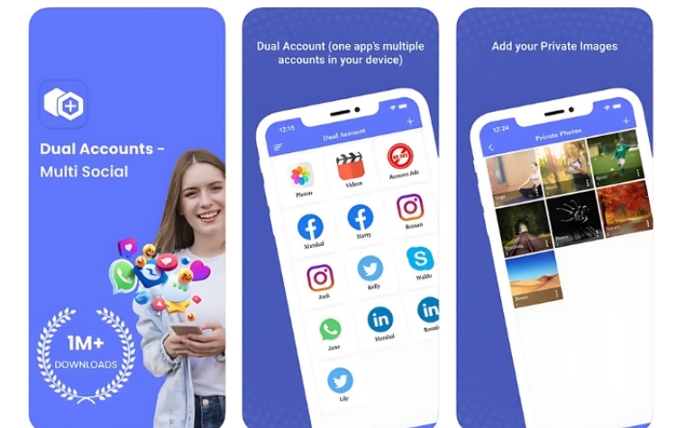 Ứng dụng Dual Accounts – Multi Social