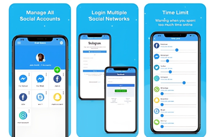 Ứng dụng Dual Space Social Manager