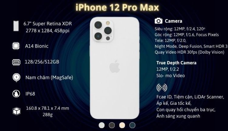 Camera  iPhone 12 Pro Max.