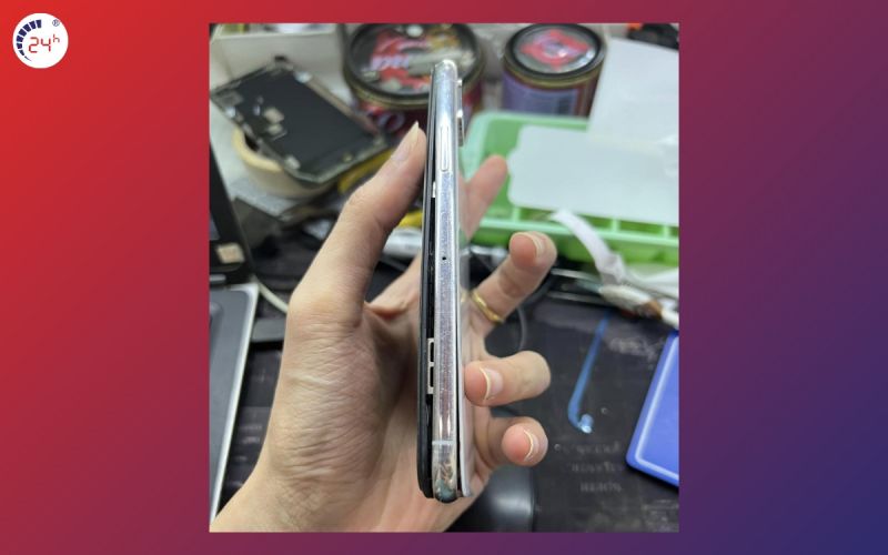 Sửa iphone x bị bung keo màn hình